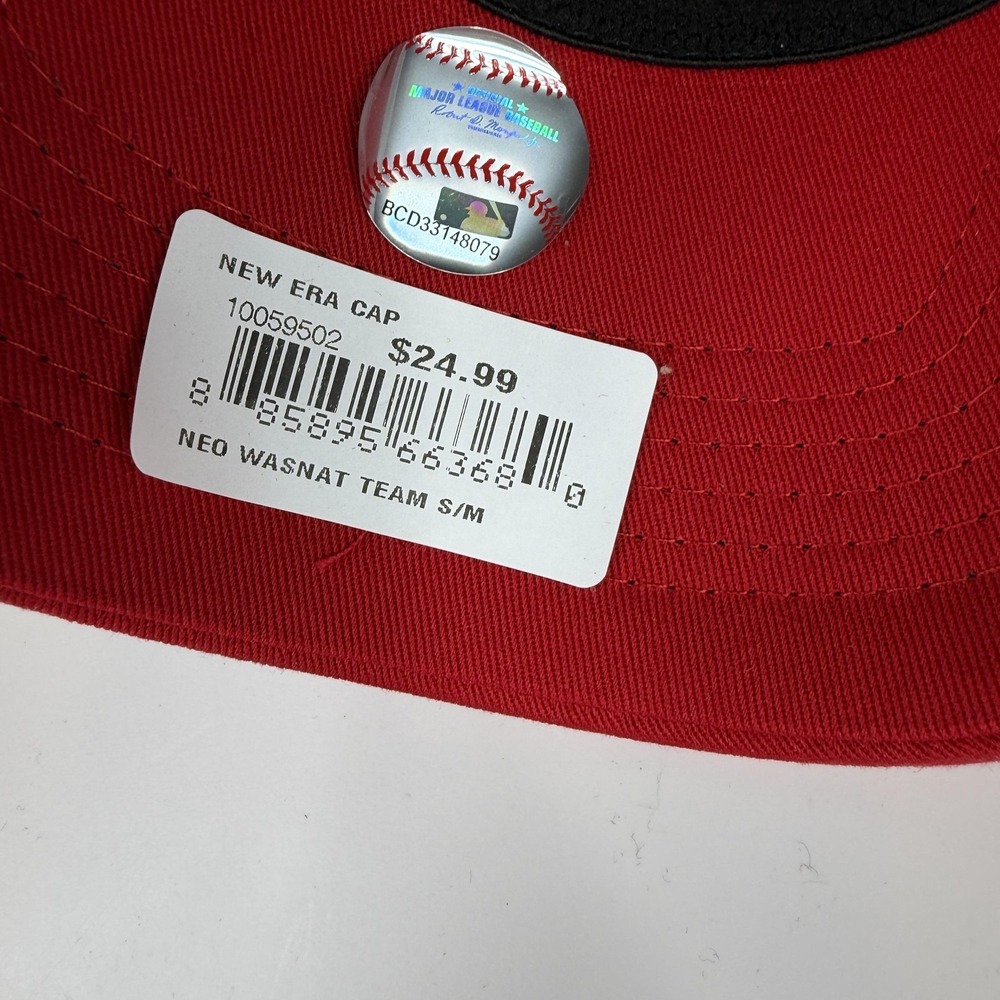 Washington Nationals Hat Cap Fitted Mens S/M Red MLB Baseball 39THIRTY New Era - Picture 10 of 15